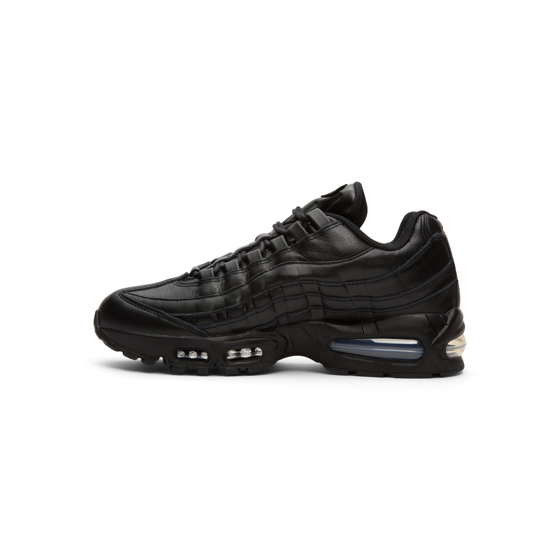 Nike Air Max 95 Big Bubble Leather (Black/Black-Black)
