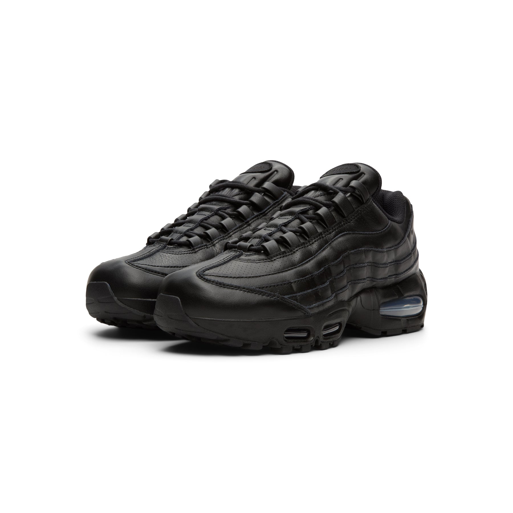 Nike Air Max 95 Big Bubble Leather (Black/Black-Black)