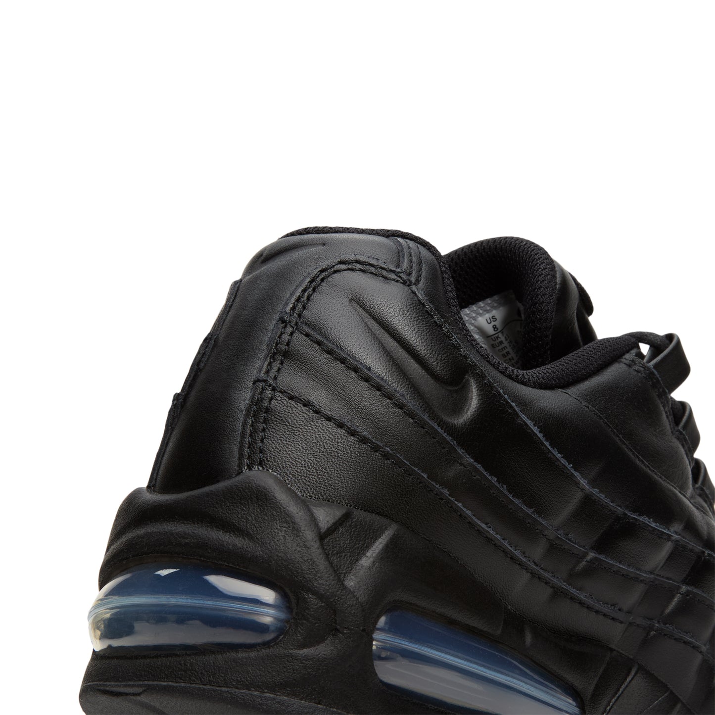 Nike Air Max 95 Big Bubble Leather (Black/Black-Black)