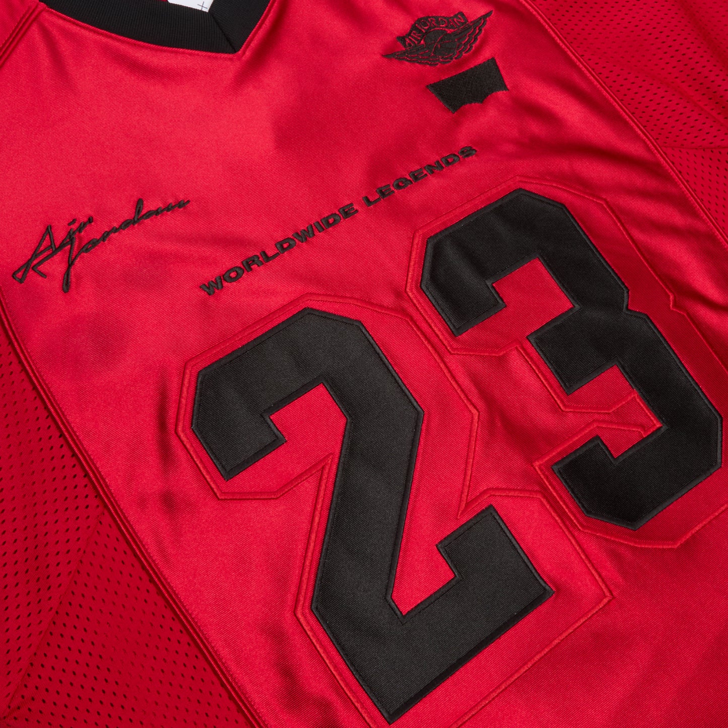 Air Jordan x Levi's Jersey (Gym Red/Black/Pale Ivory/Black)