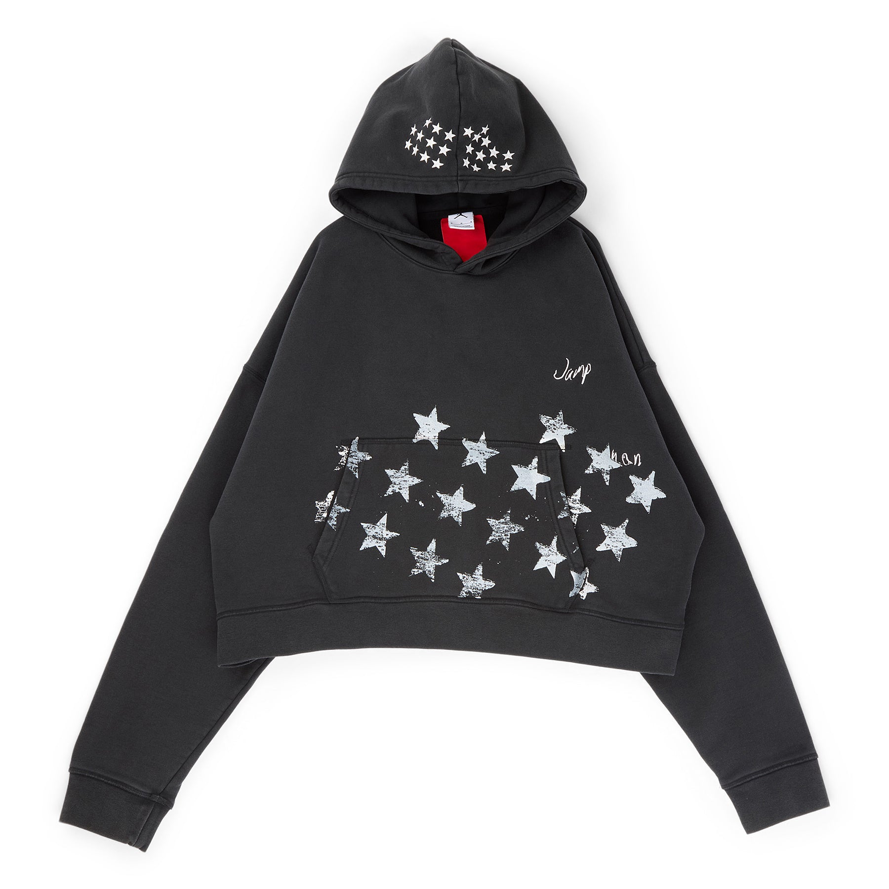 Jordan M J IH Crop Hoodie (Black/Ivory )