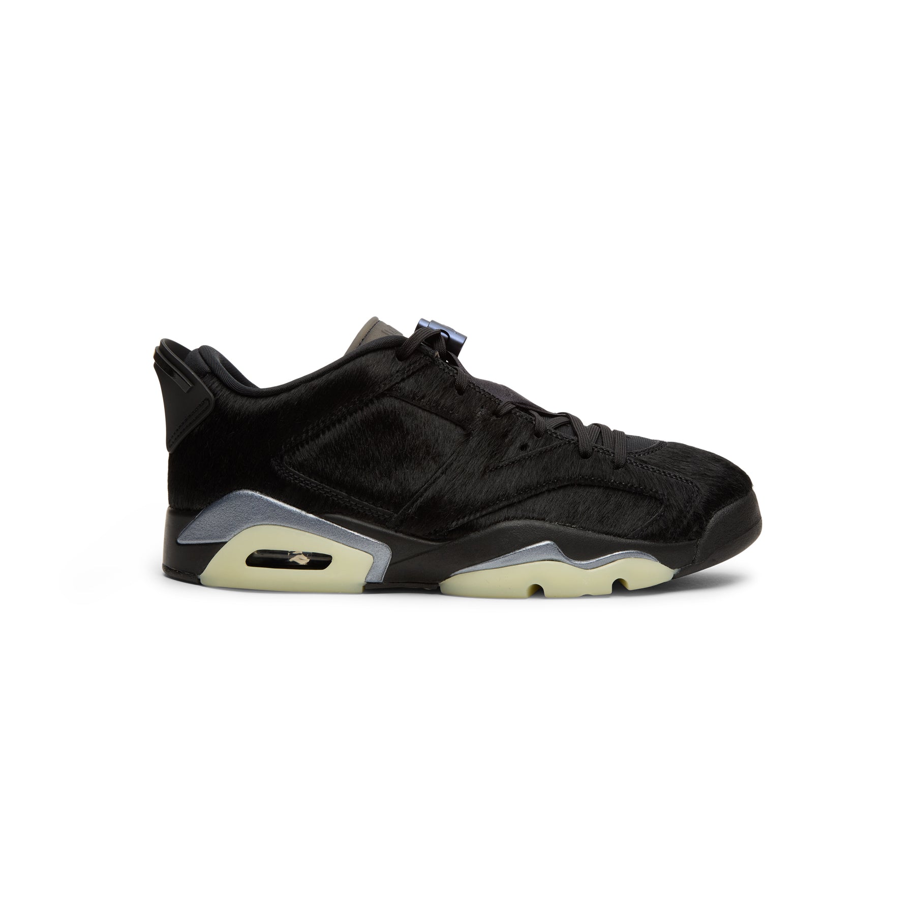 Wmns Air Jordan 6 Retro Low (Black/Black-Black)