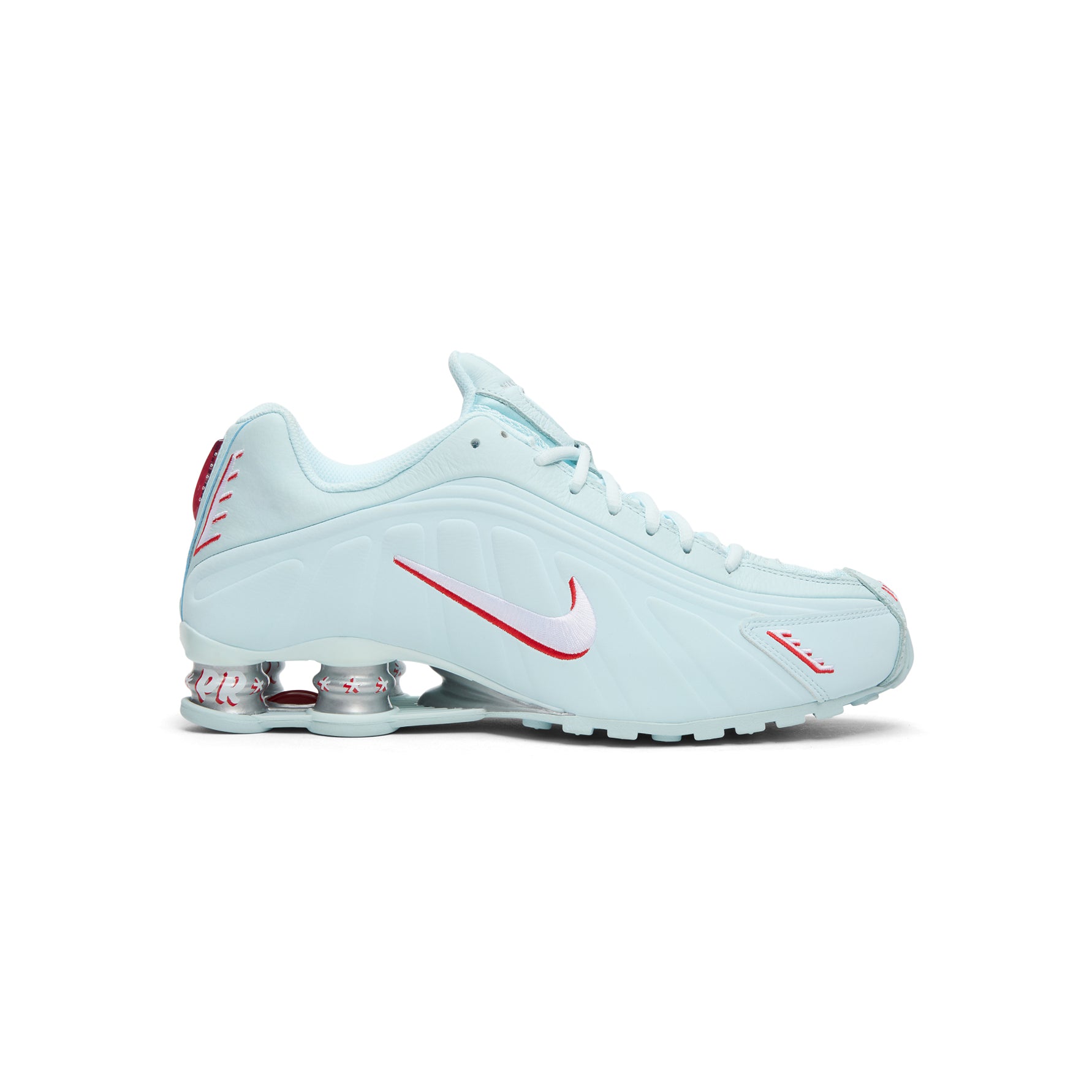 Nike Shox R4 (Glacier Blue/White-University Red)