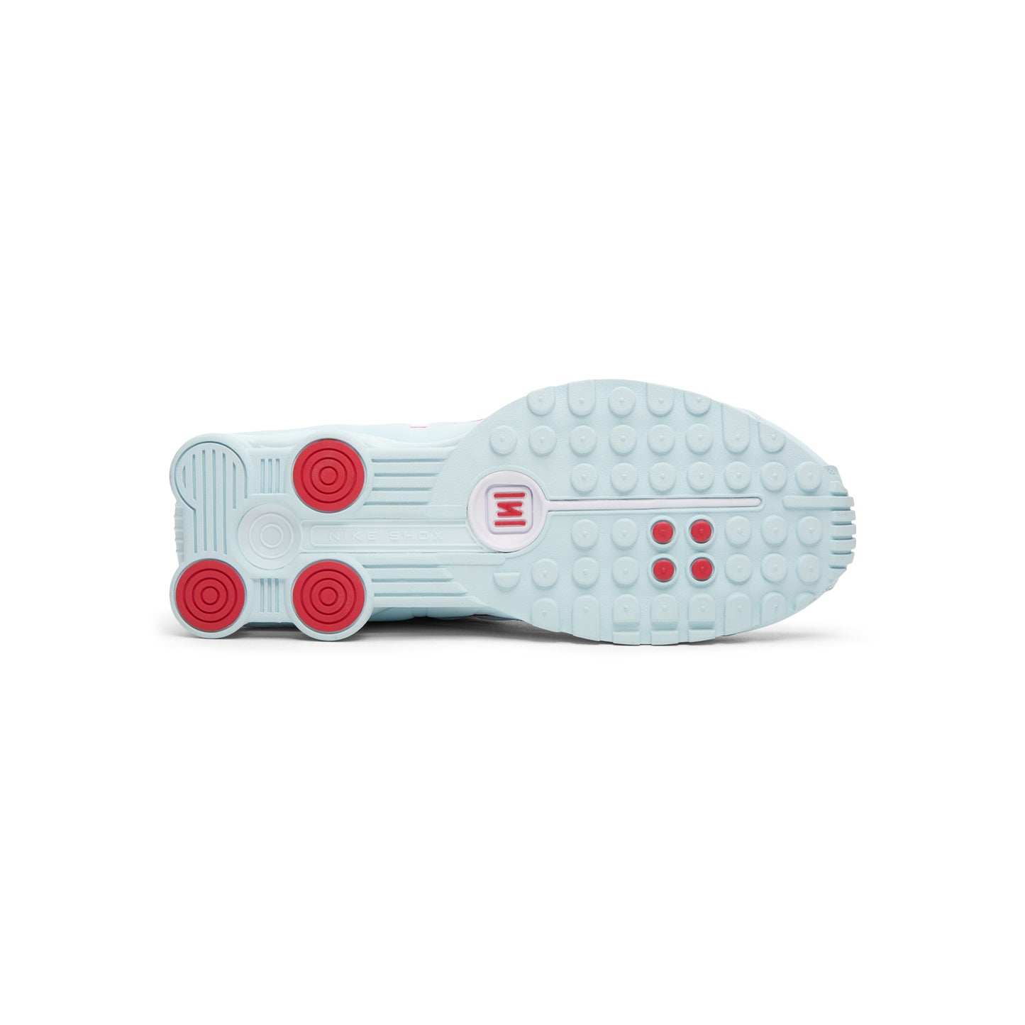 Nike Shox R4 (Glacier Blue/White-University Red)