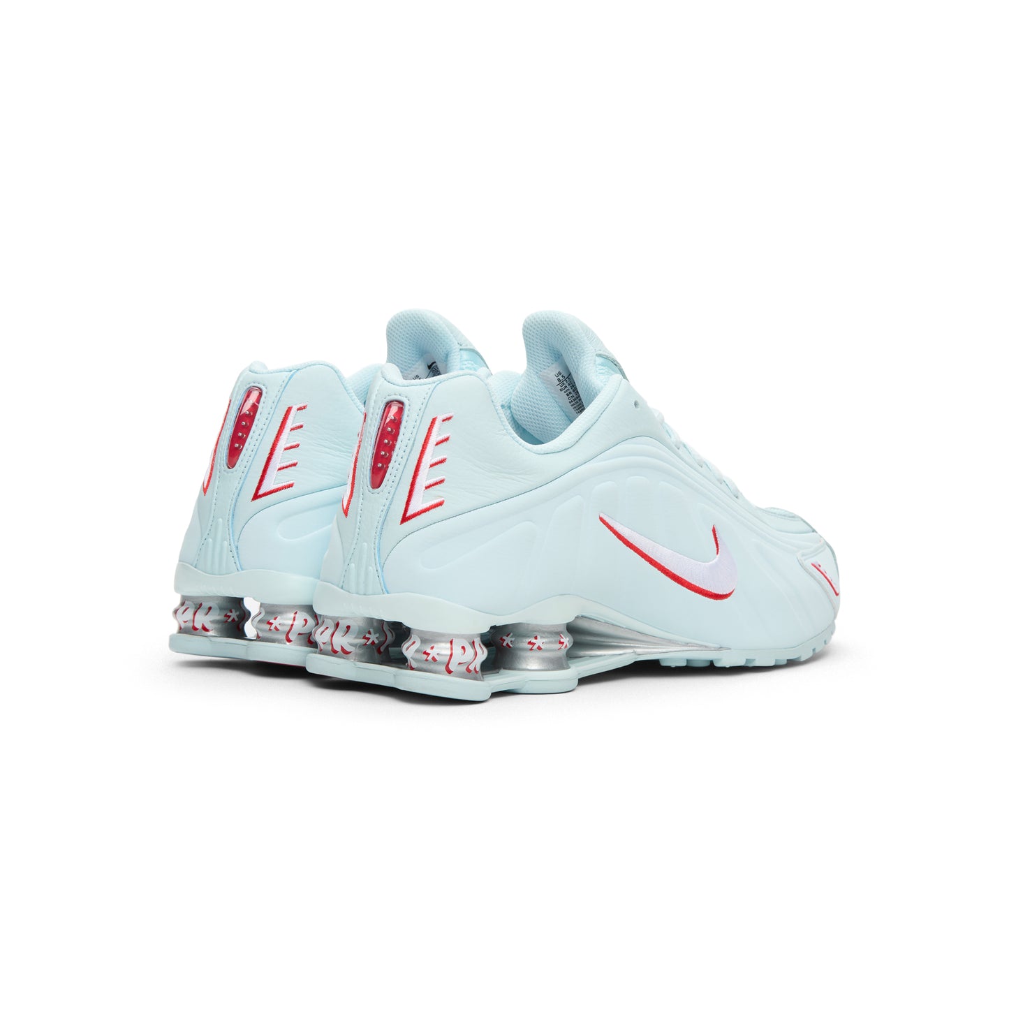 Nike Shox R4 (Glacier Blue/White-University Red)