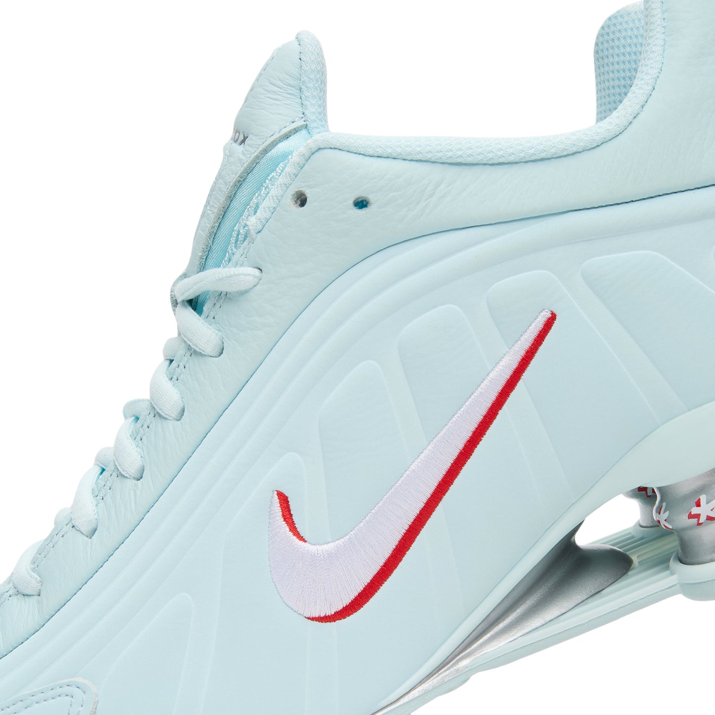 Nike Shox R4 (Glacier Blue/White-University Red)