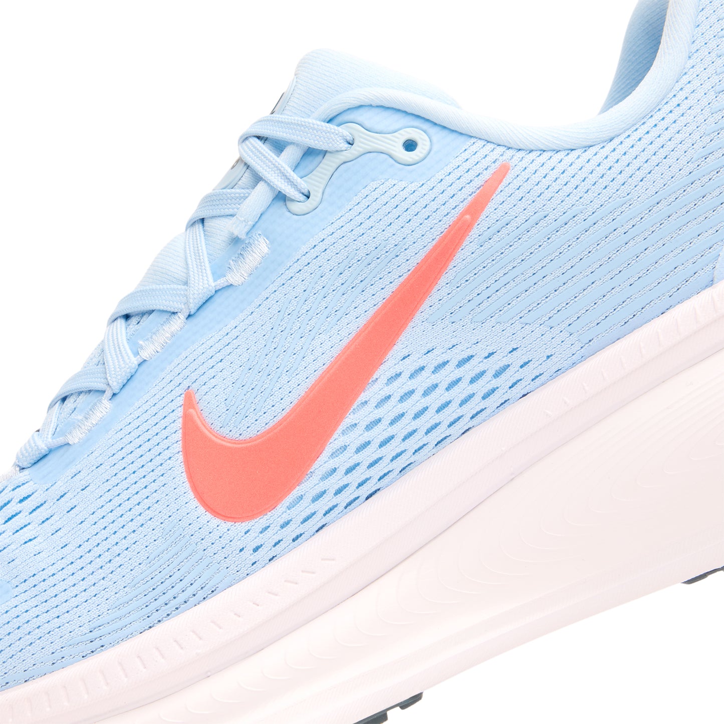 Nike Vomero 18 (Ice Blue/Bright Crimson-White-Blue Fox)