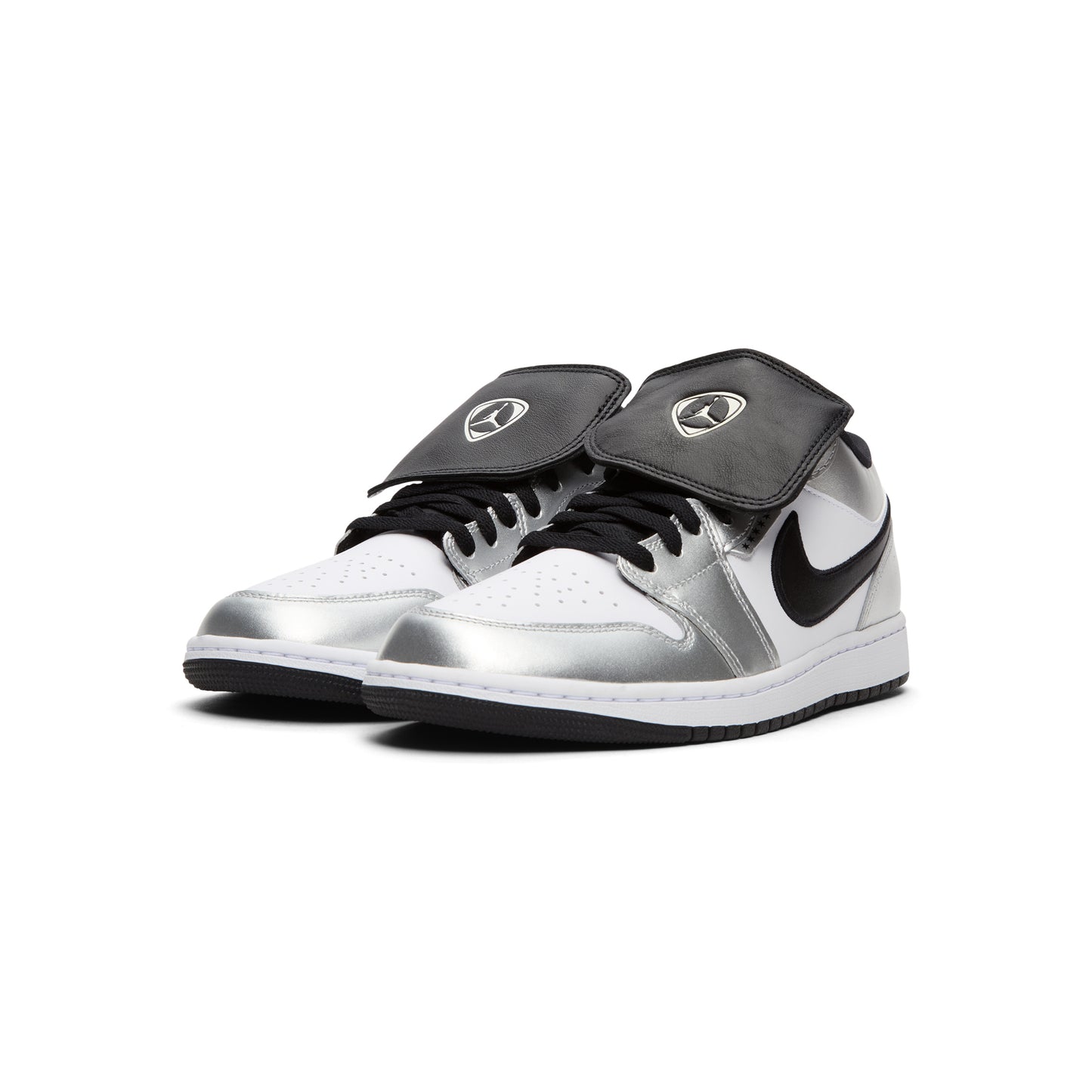 Air Jordan 1 Low SE (White/Black-White-Metallic Silver)