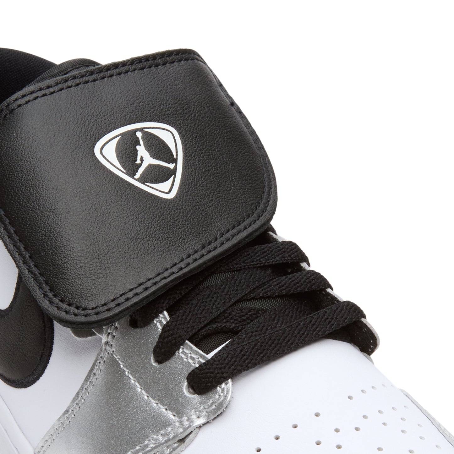 Air Jordan 1 Low SE (White/Black-White-Metallic Silver)