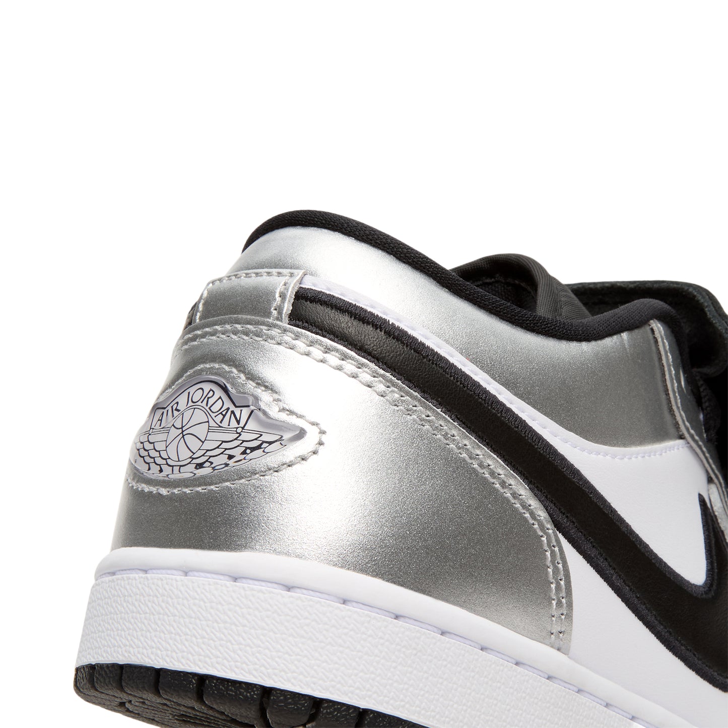 Air Jordan 1 Low SE (White/Black-White-Metallic Silver)
