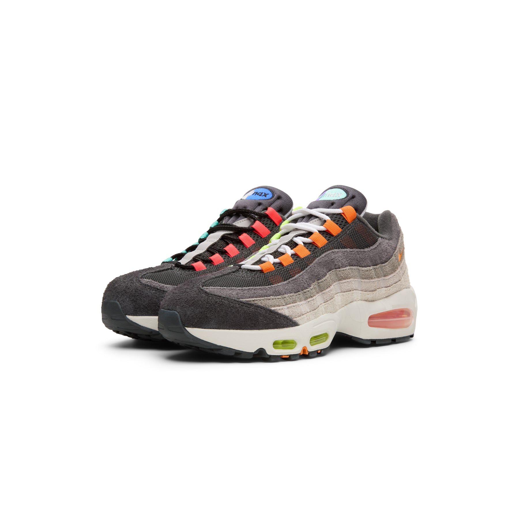 Nike Air Max 95 Big Bubble Premium (Hyper Turq/Volt-Solar Red)