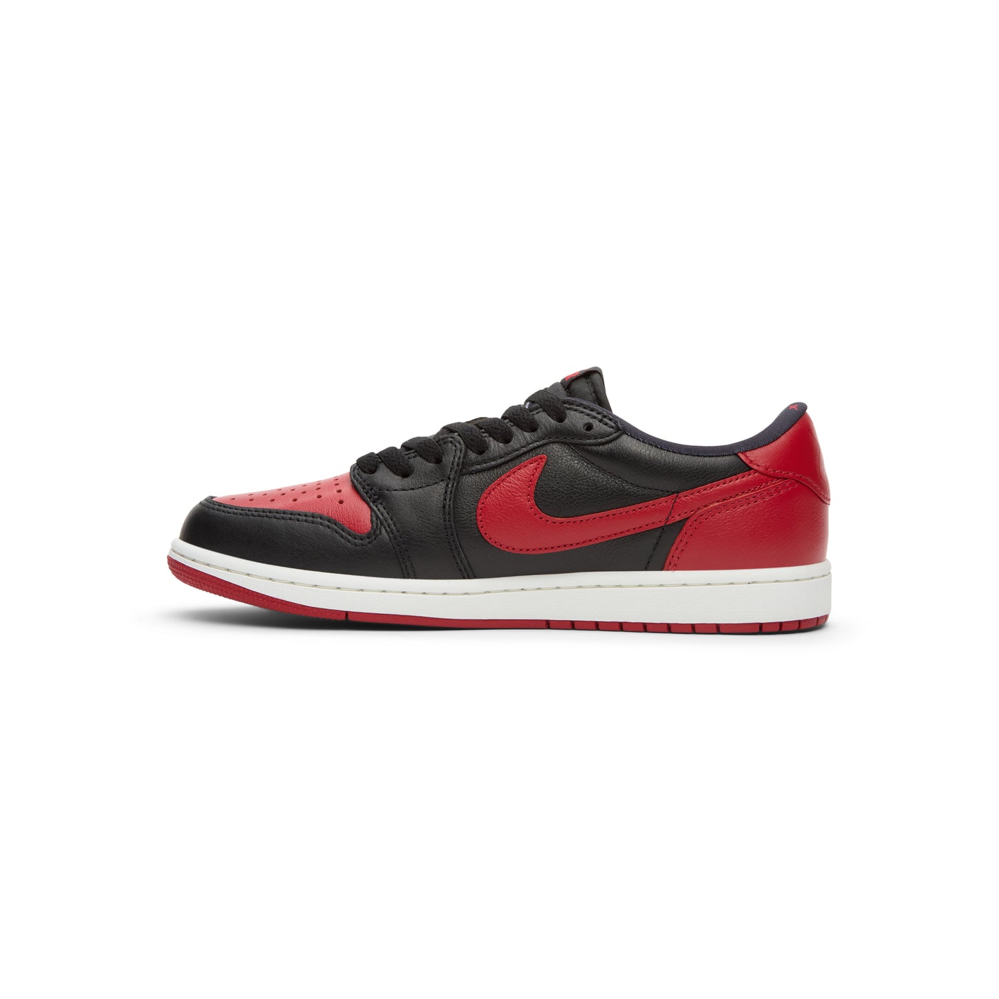 Air Jordan 1 Retro Low OG "Banned" (GS) (Black/Black-Varsity Red-Summit White)