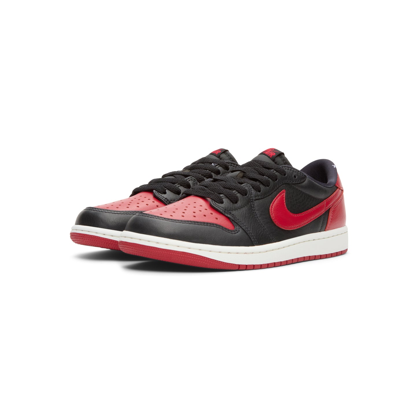 Air Jordan 1 Retro Low OG "Banned" (GS) (Black/Black-Varsity Red-Summit White)