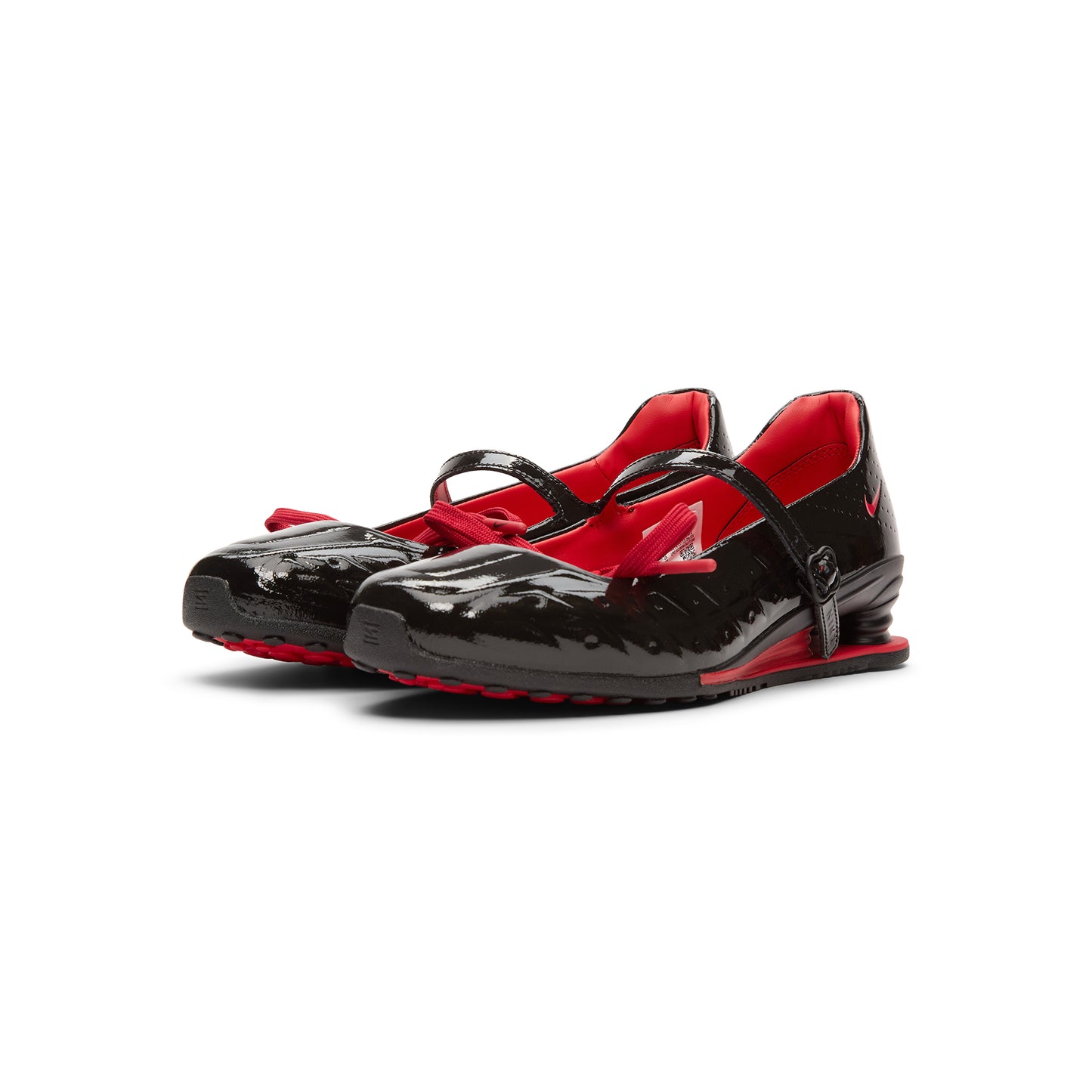 Nike Nike Shox Z Calistra x LABELHOOD (Black/Black-Black-University Red)