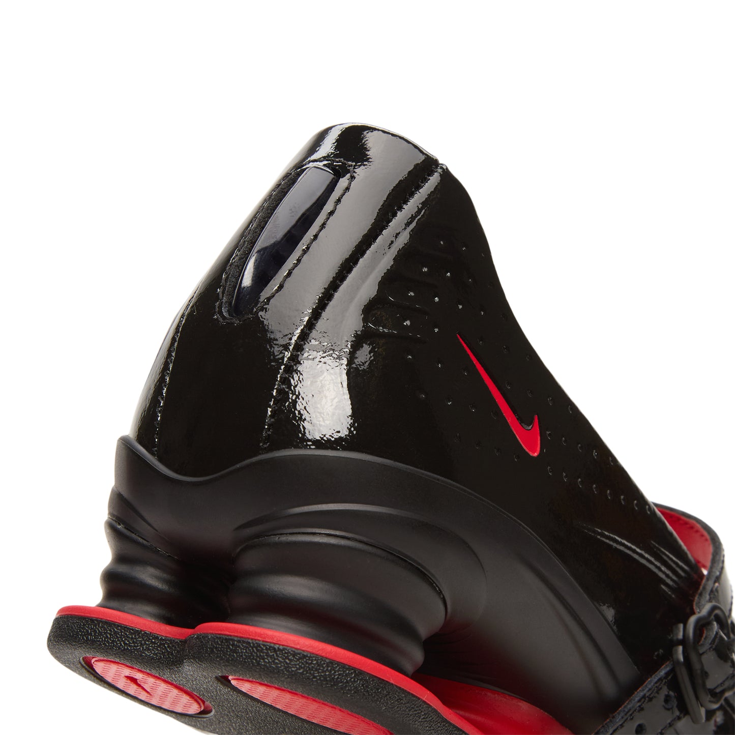 Nike Nike Shox Z Calistra x LABELHOOD (Black/Black-Black-University Red)