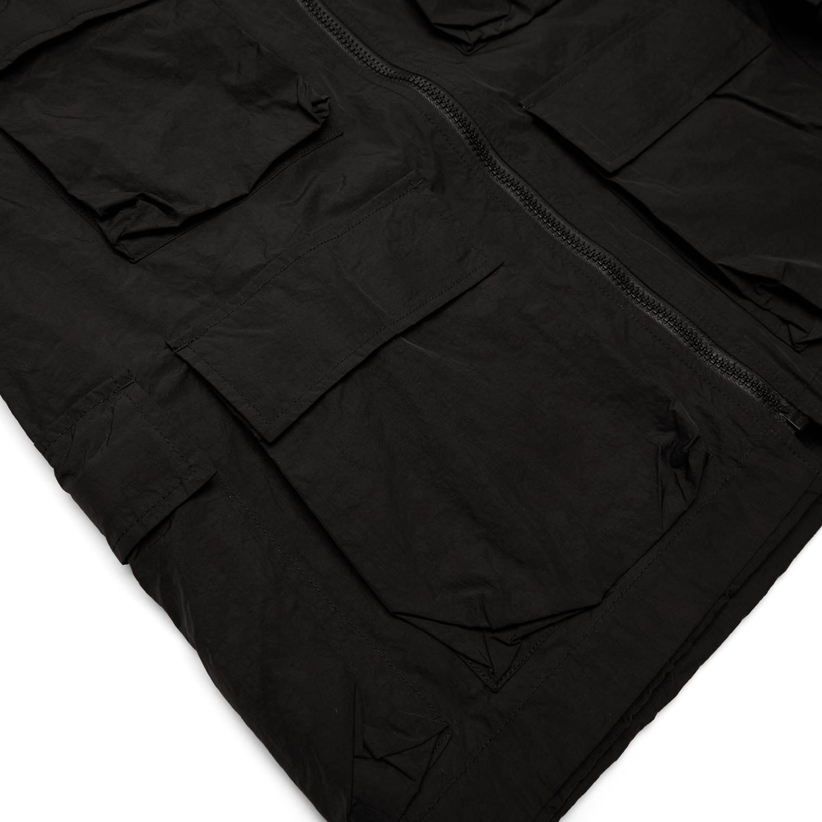 John Elliott Nylon Paneled Jacket (Black)