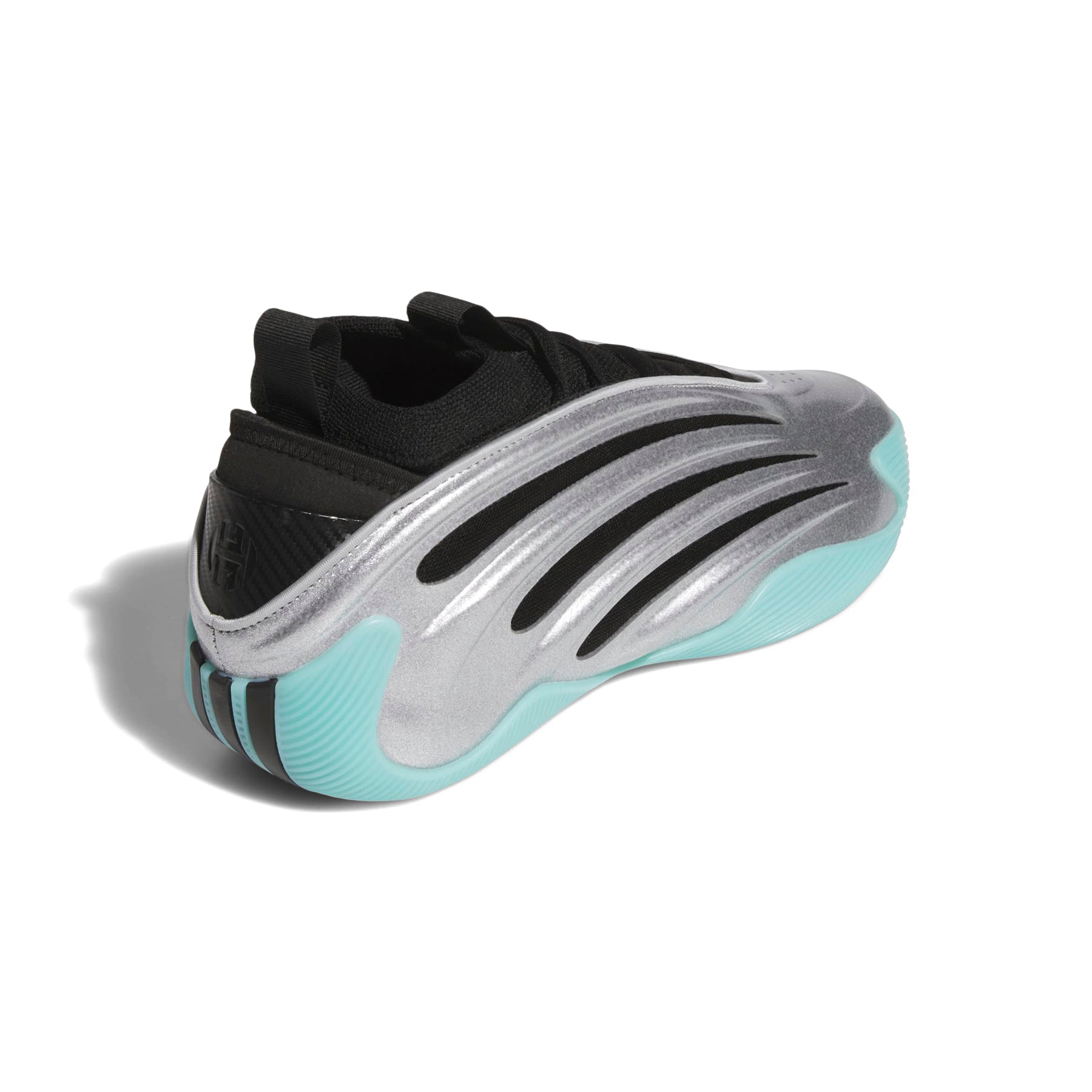 adidas Harden Volume 9 (Silver Metallic/Core Black/Flash Aqua)