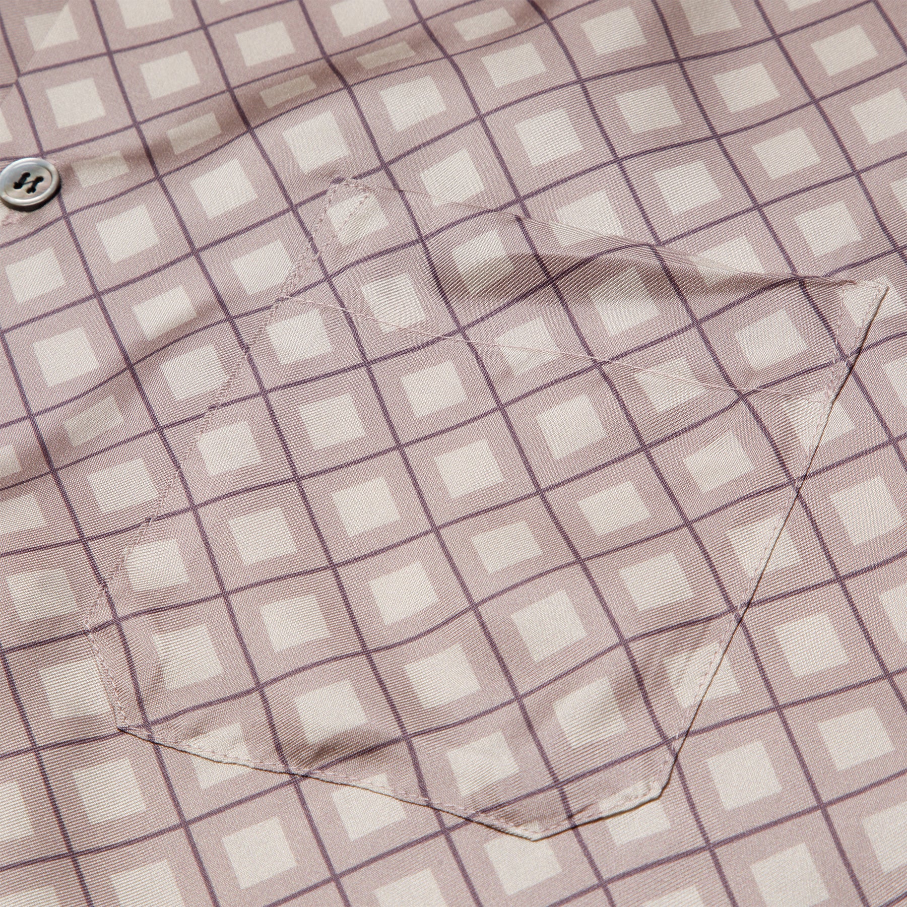 John Elliott Silk Short Sleeve Button Up (Haze Tile) – Concepts