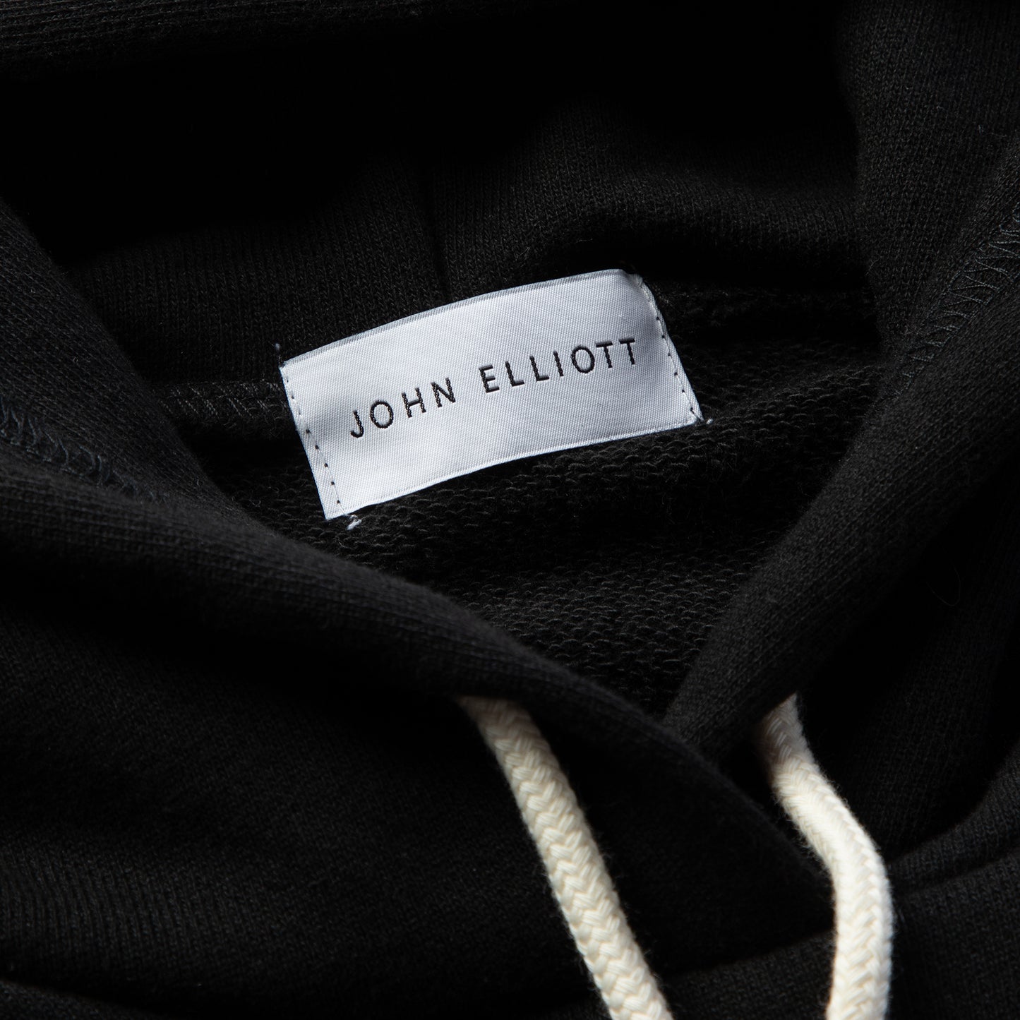 John Elliott Beach Hoodie (Black)