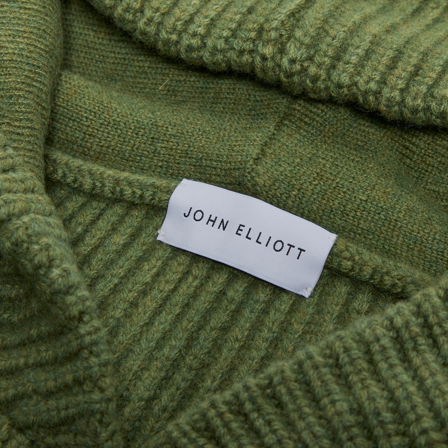 John Elliott Dakota Knit Poncho (Olive)