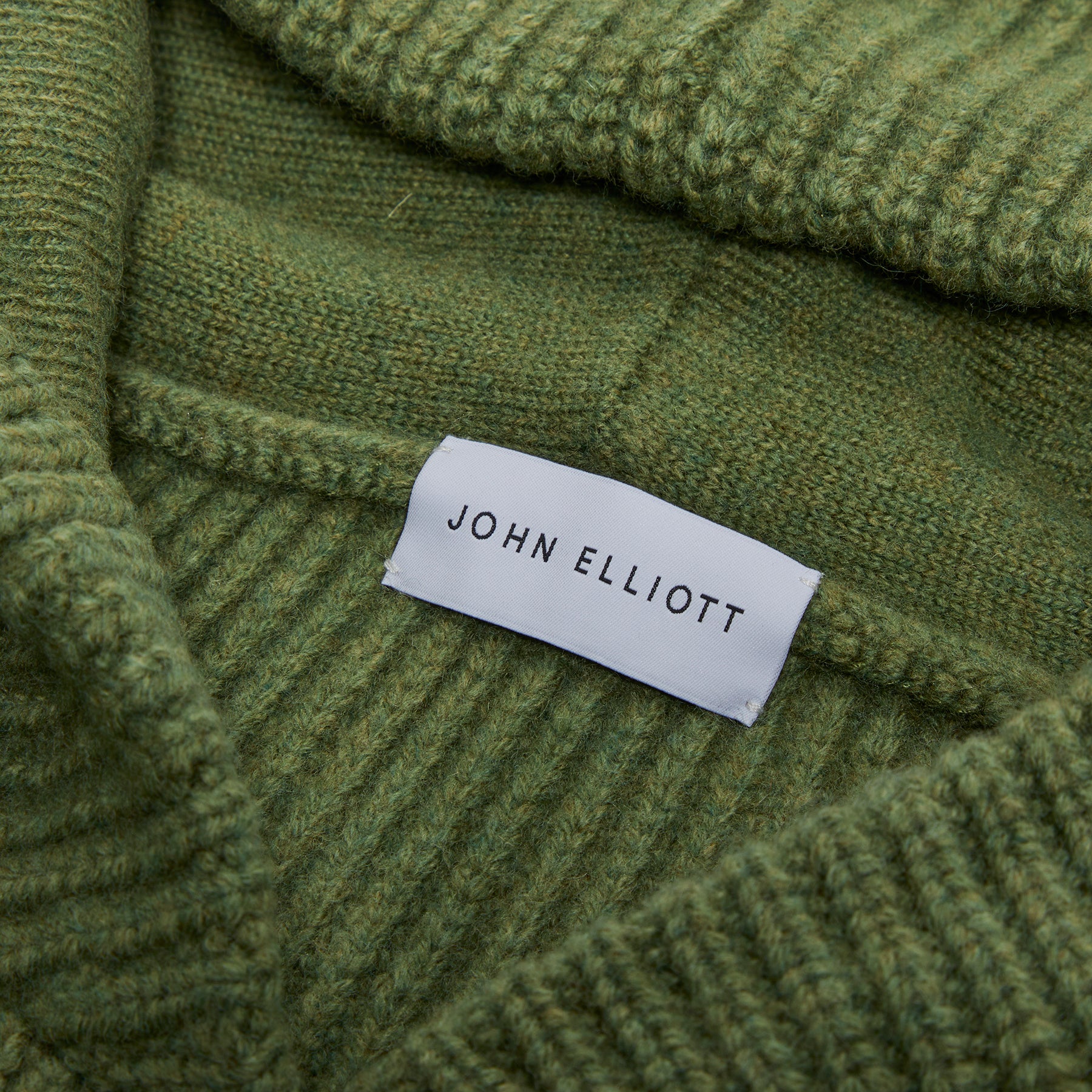 John Elliott Dakota Knit Poncho (Olive) Concepts