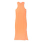 John Elliott Womens Layla Racerback Dress (Orange Pop)