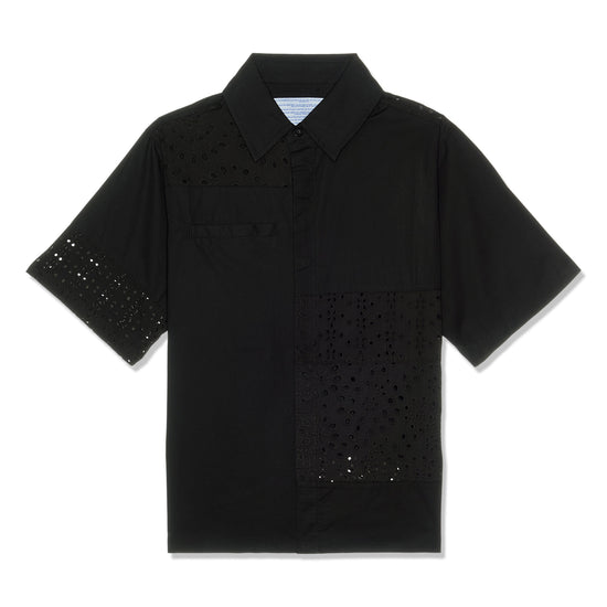 Jungles Lace Button Up Shirt (Black)