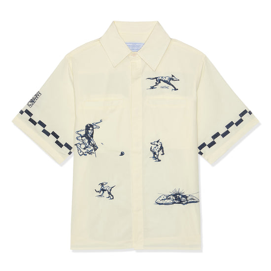 Jungles Live Your Life With Ease Button Up Shirt (Birch)