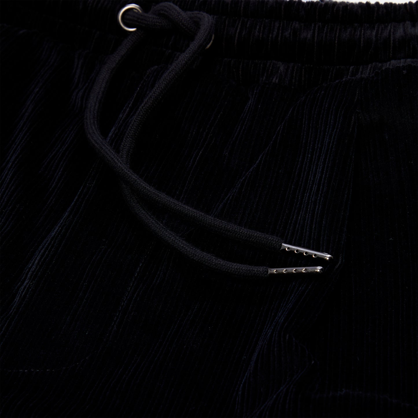 Jungles Spiraling Wide Leg Cord Pants (Black)