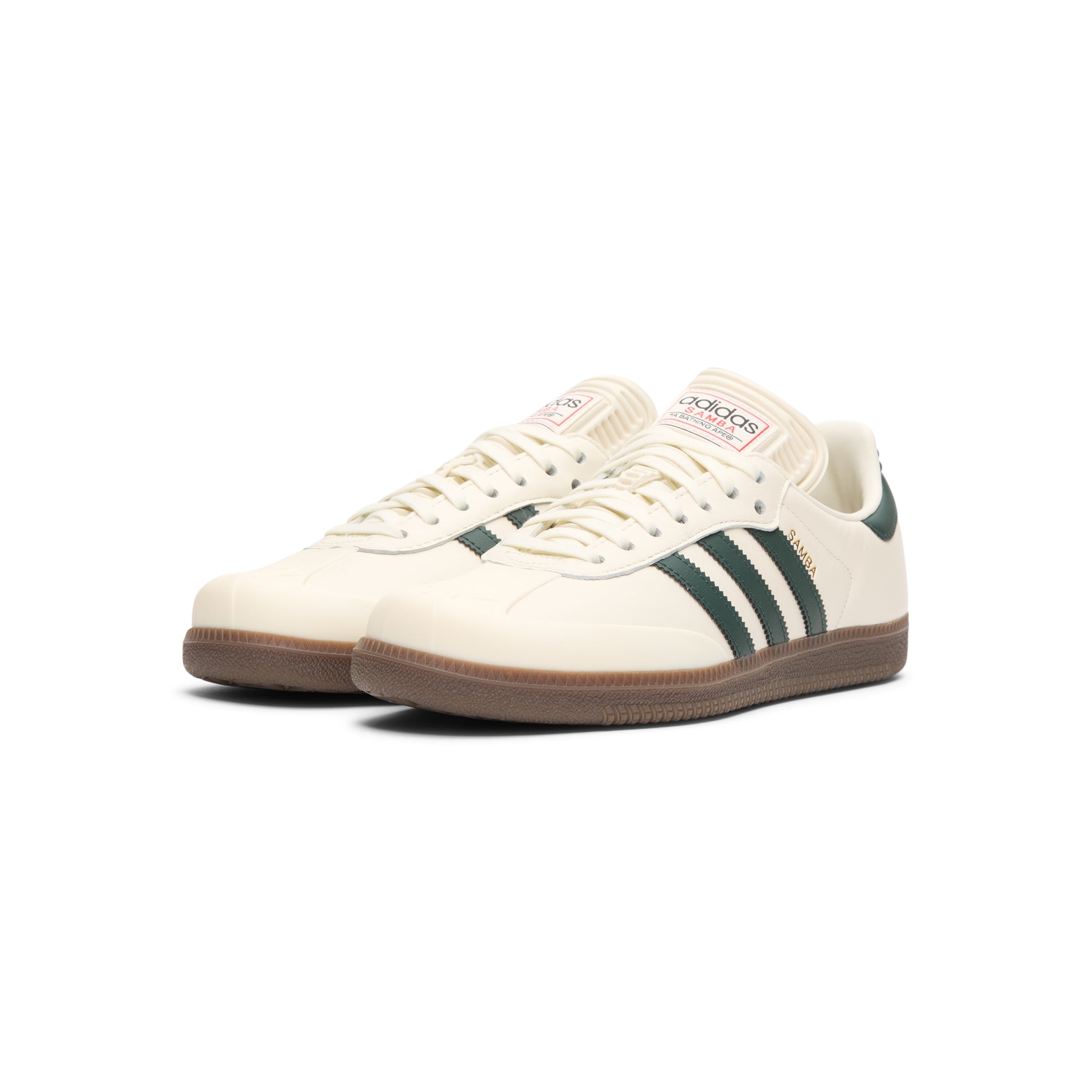 Adidas Samba Bape  (Owhite/Shagrn/Gum4)