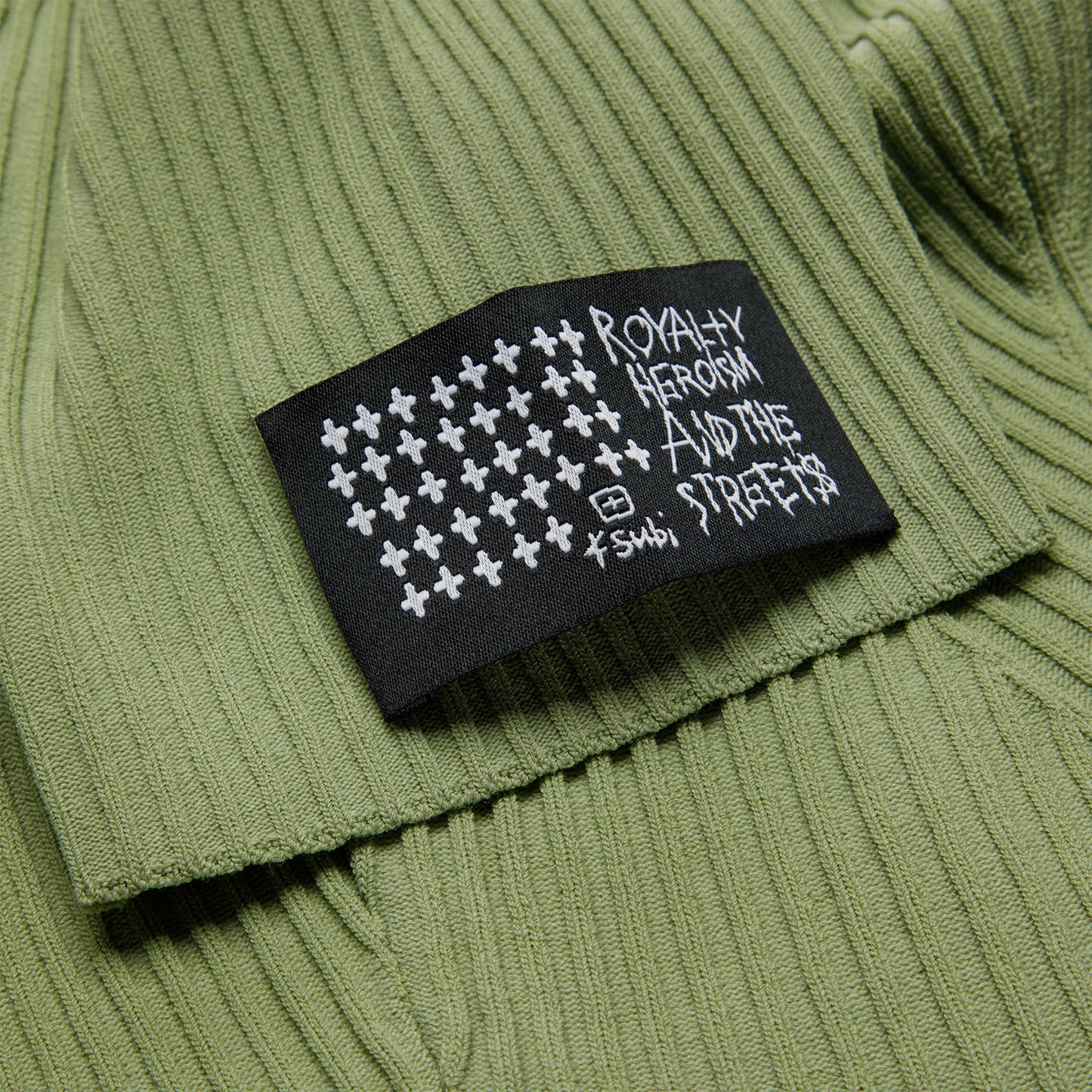 Ksubi Womens League Polo Short Sleeve Cardigan (Green)