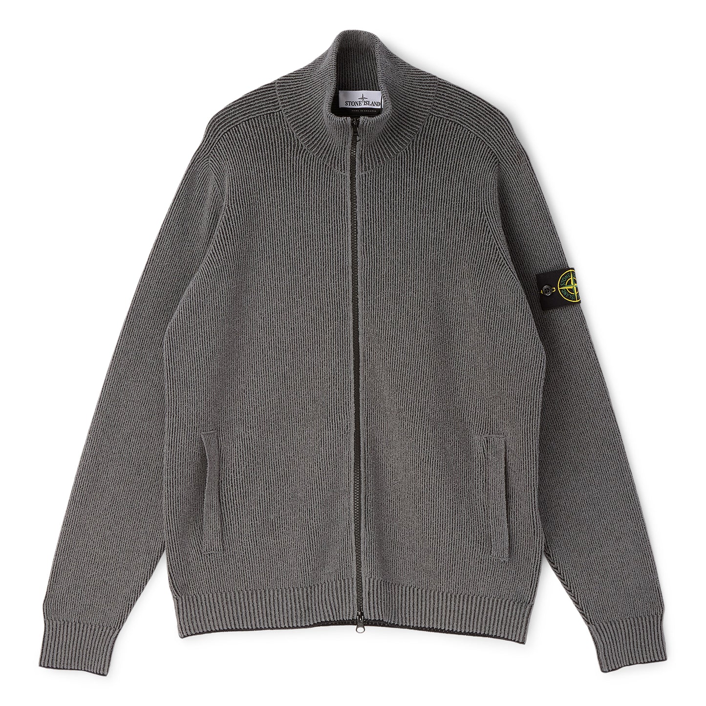 Stone Island Cardigan (Melange Charcoal)