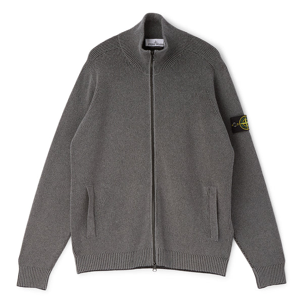 Stone Island Cardigan (Melange Charcoal) – CNCPTS