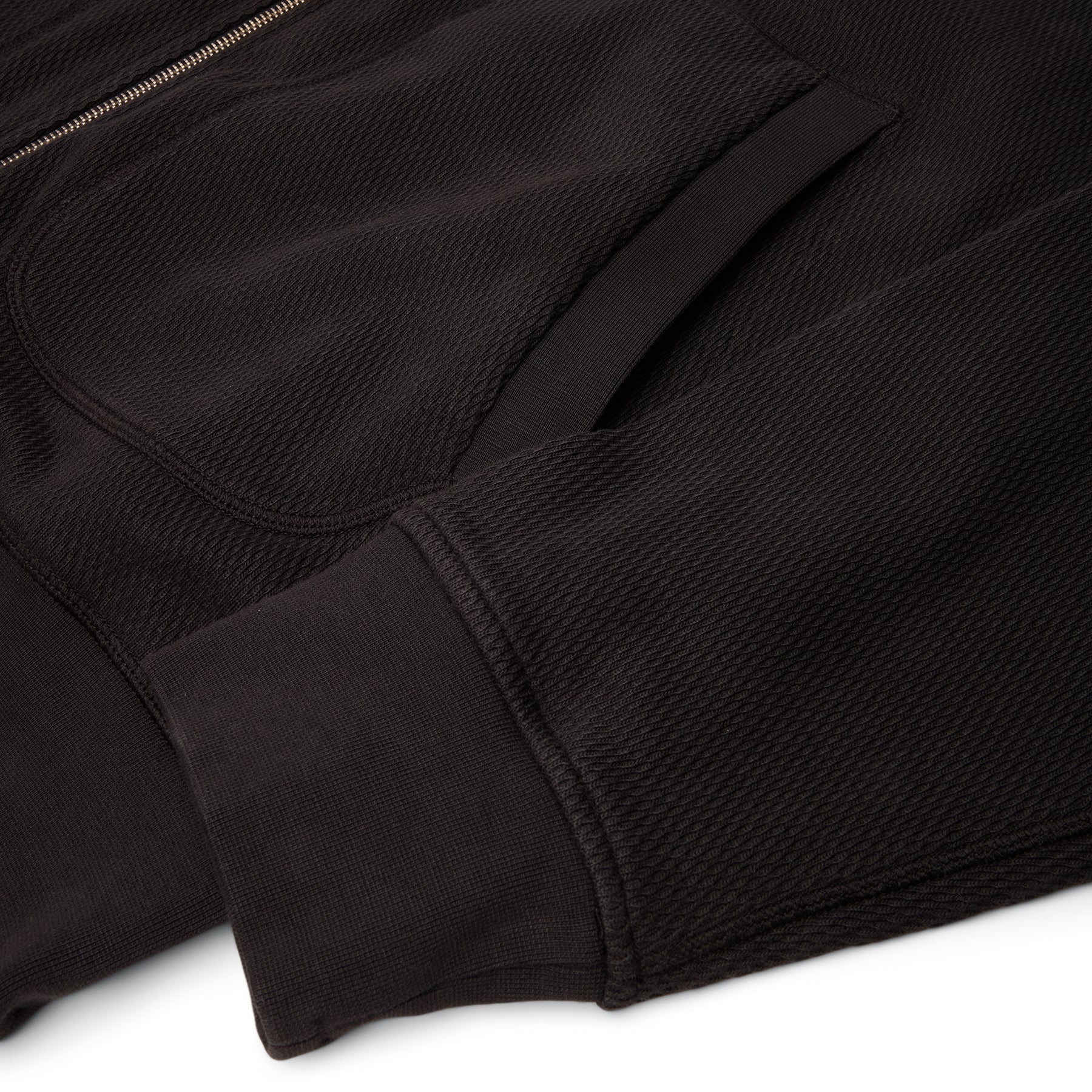 Stone Island Zip Up Cardigan (Black) – CNCPTS