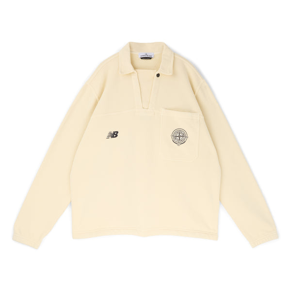 Stone Island X New Balance LS Polo (Ivory) – CNCPTS