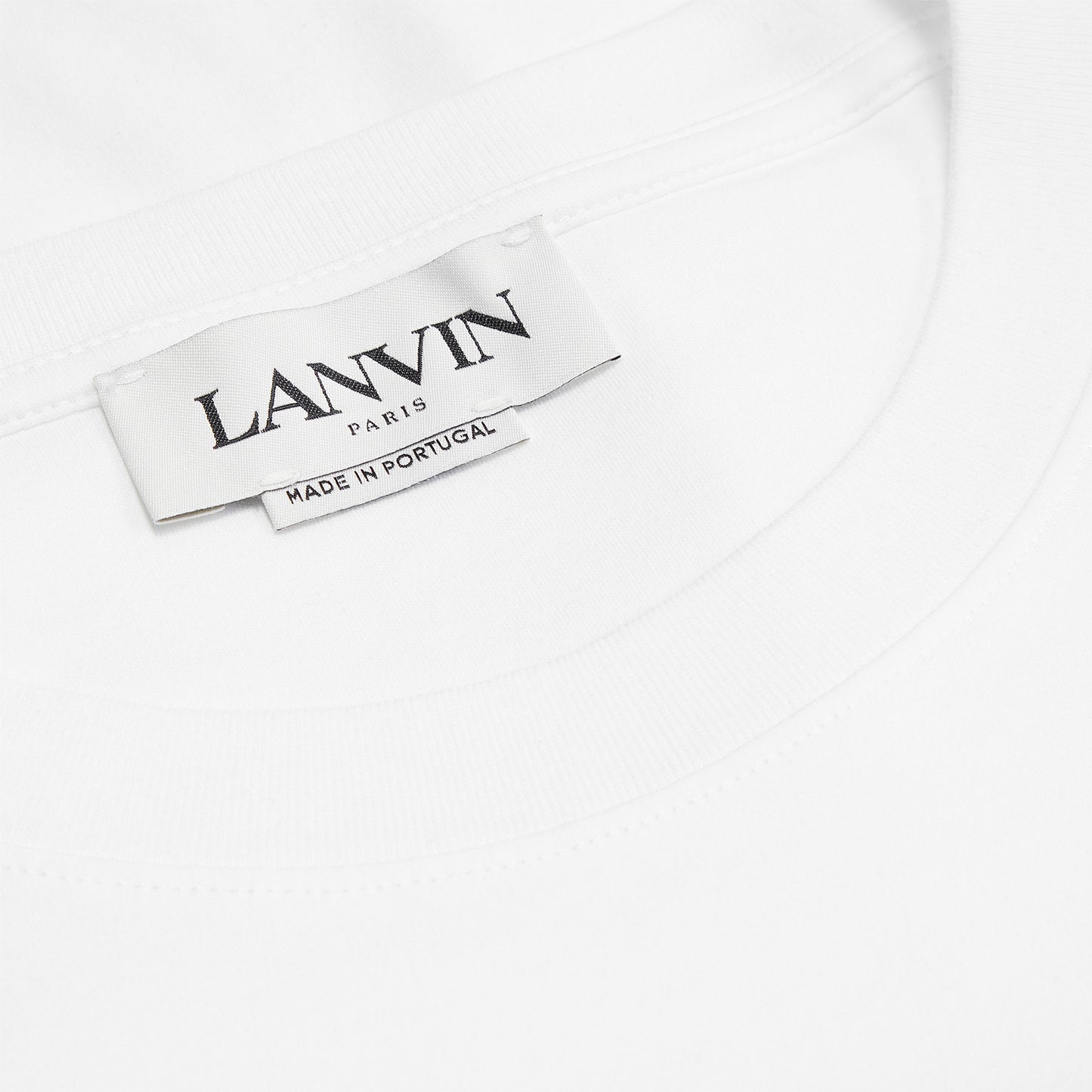 Lanvin Embroidered Regular T-Shirt (Optic White)