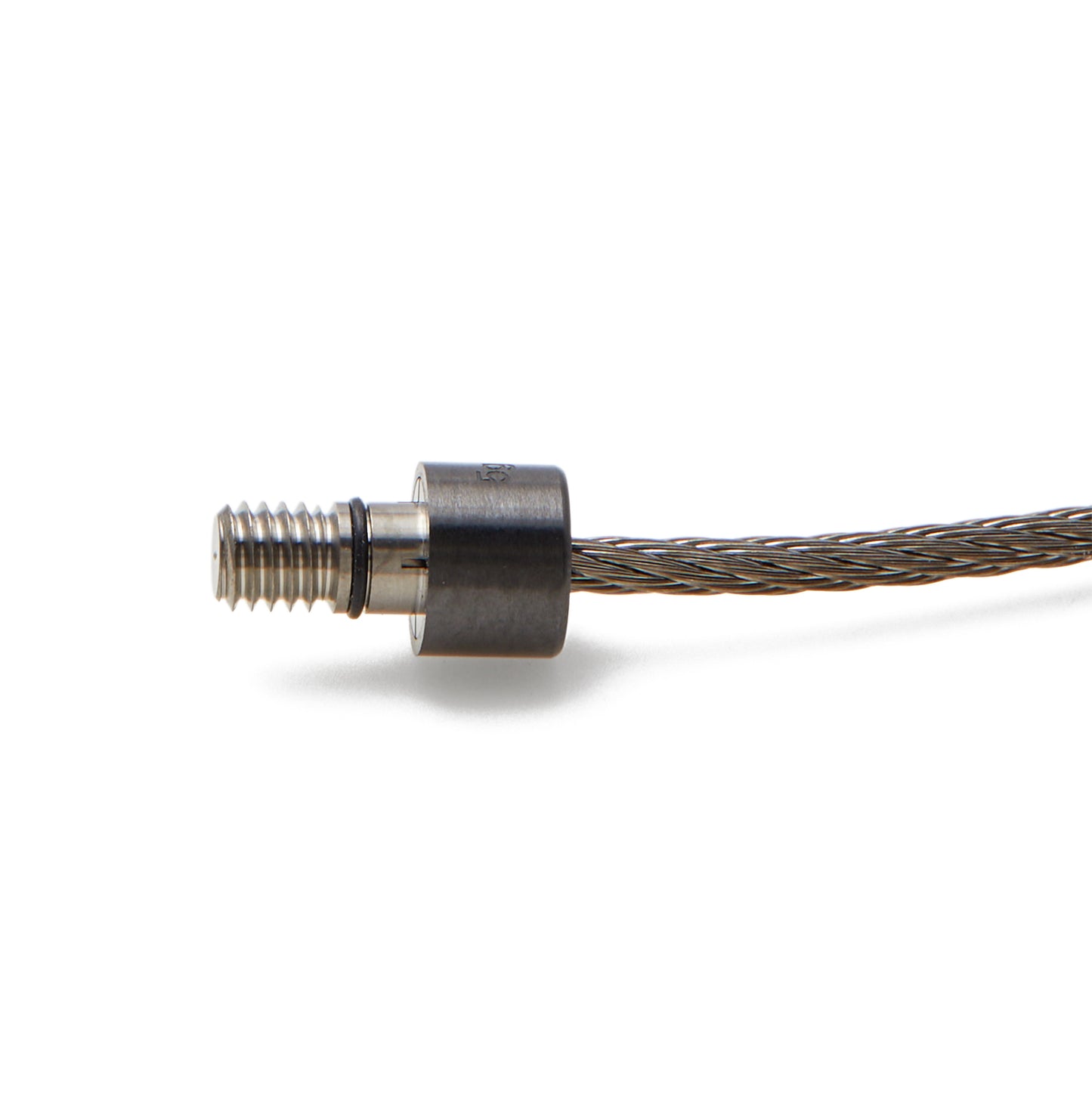 Le Gramme 5g Brushed Ceramic Cable Bracelet (Black Ceramic)