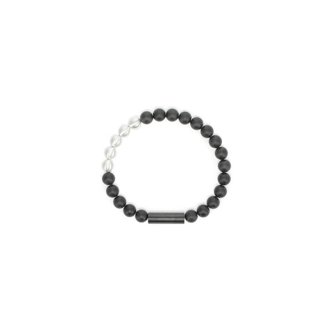 Le Gramme 31g Black Beads Bracelet (Black Ceramic)