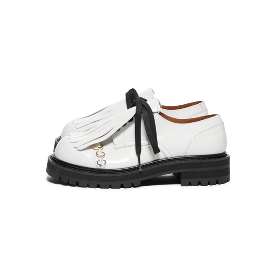 MARNI Laced Derby Shoe (Lily White)
