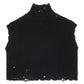 MARNI Turtleneck Cropped Sweater Vest (Black)