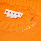 MARNI Cotton Cropped Sweater (Light Orange)