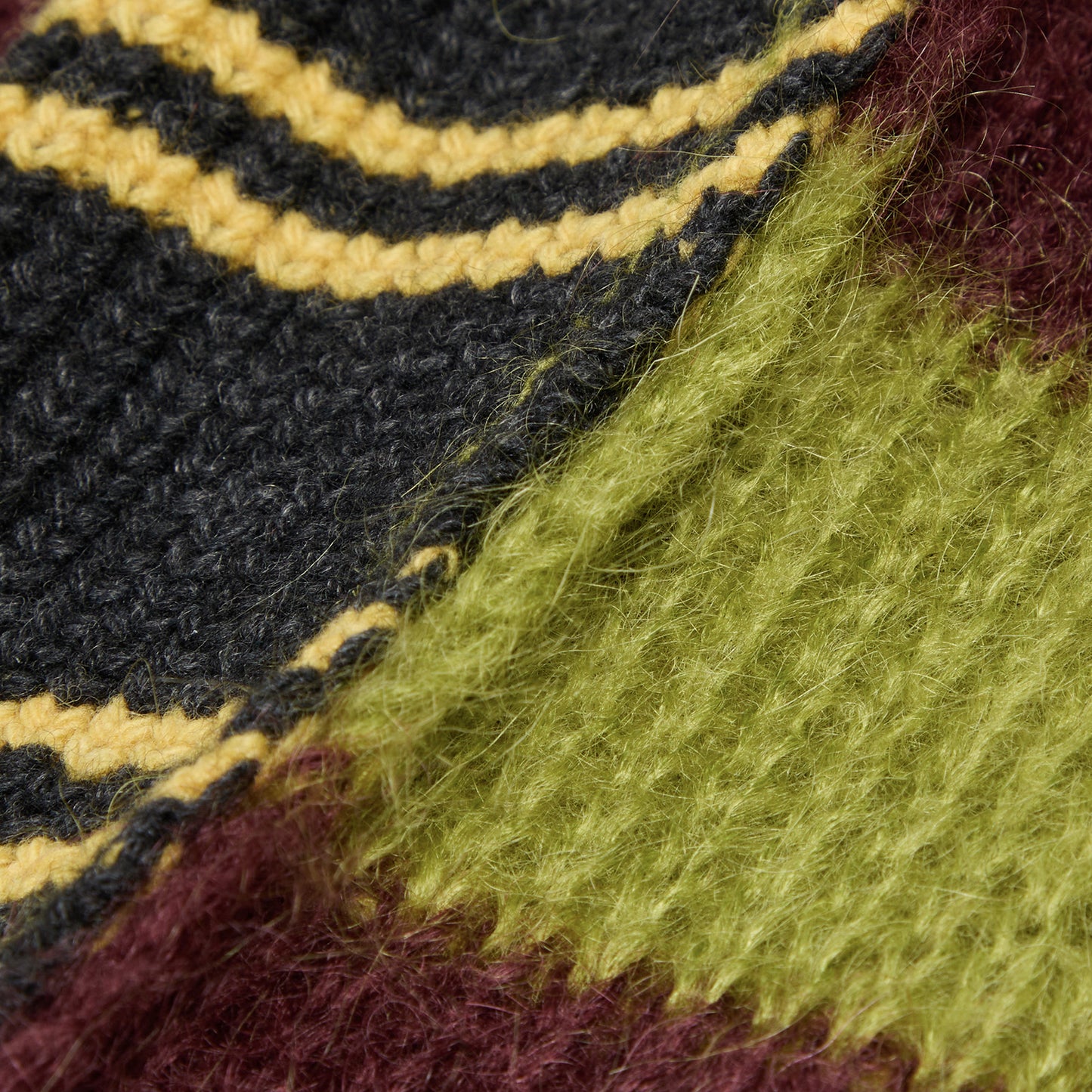 MARNI Reversible Double Stripe Crewneck Sweater (Green Lime)