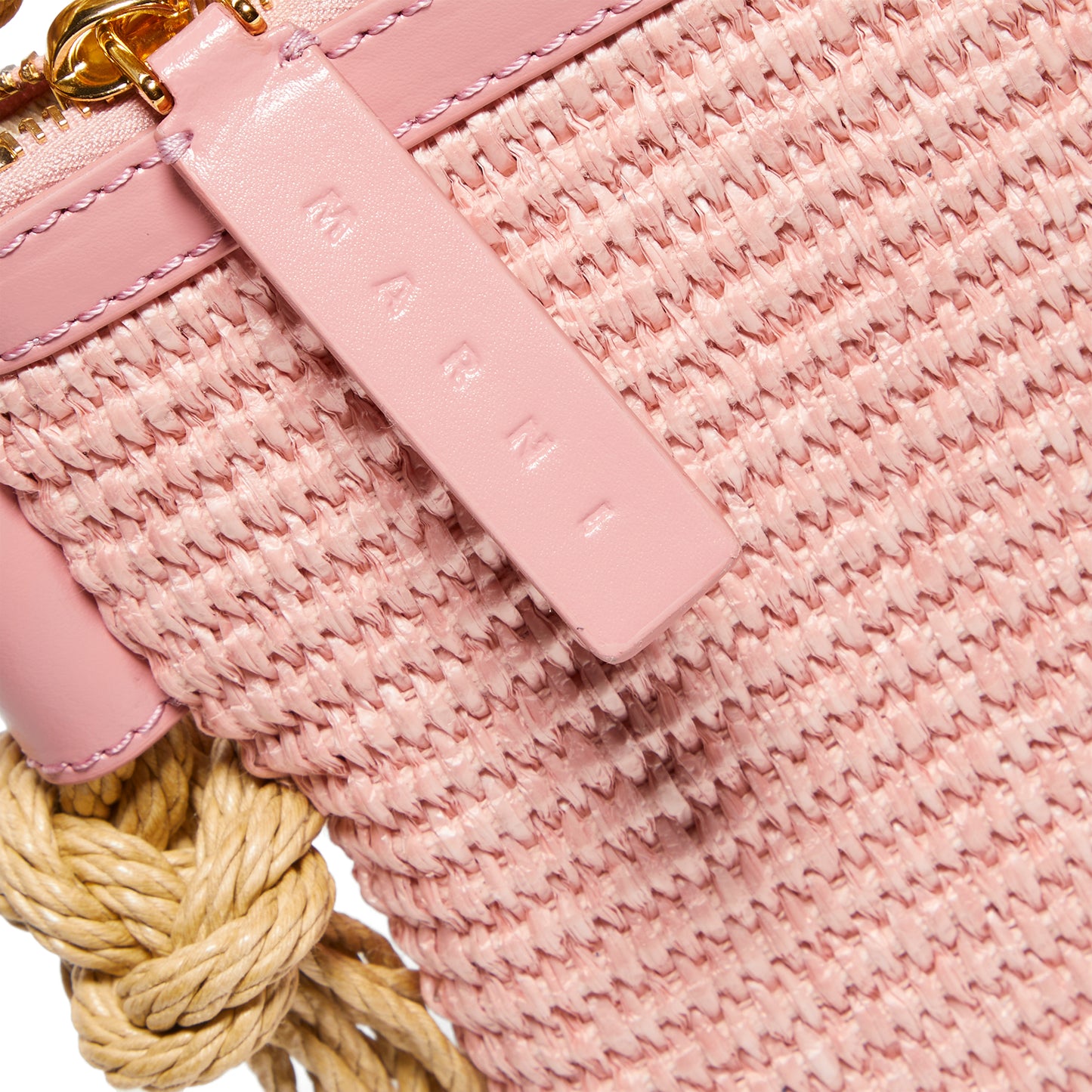 MARNI Marcel Rope Shoulder Bag (Light Pink)