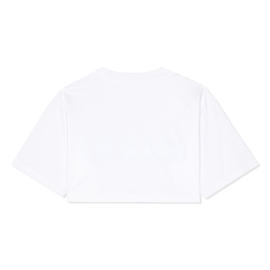 MARNI Logo Cropped T Shirt (Lily White)