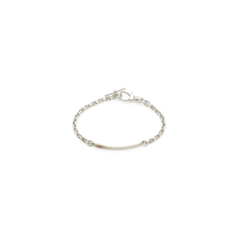 MARTINE ALI Diamond Baby ID Bracelet (Silver)
