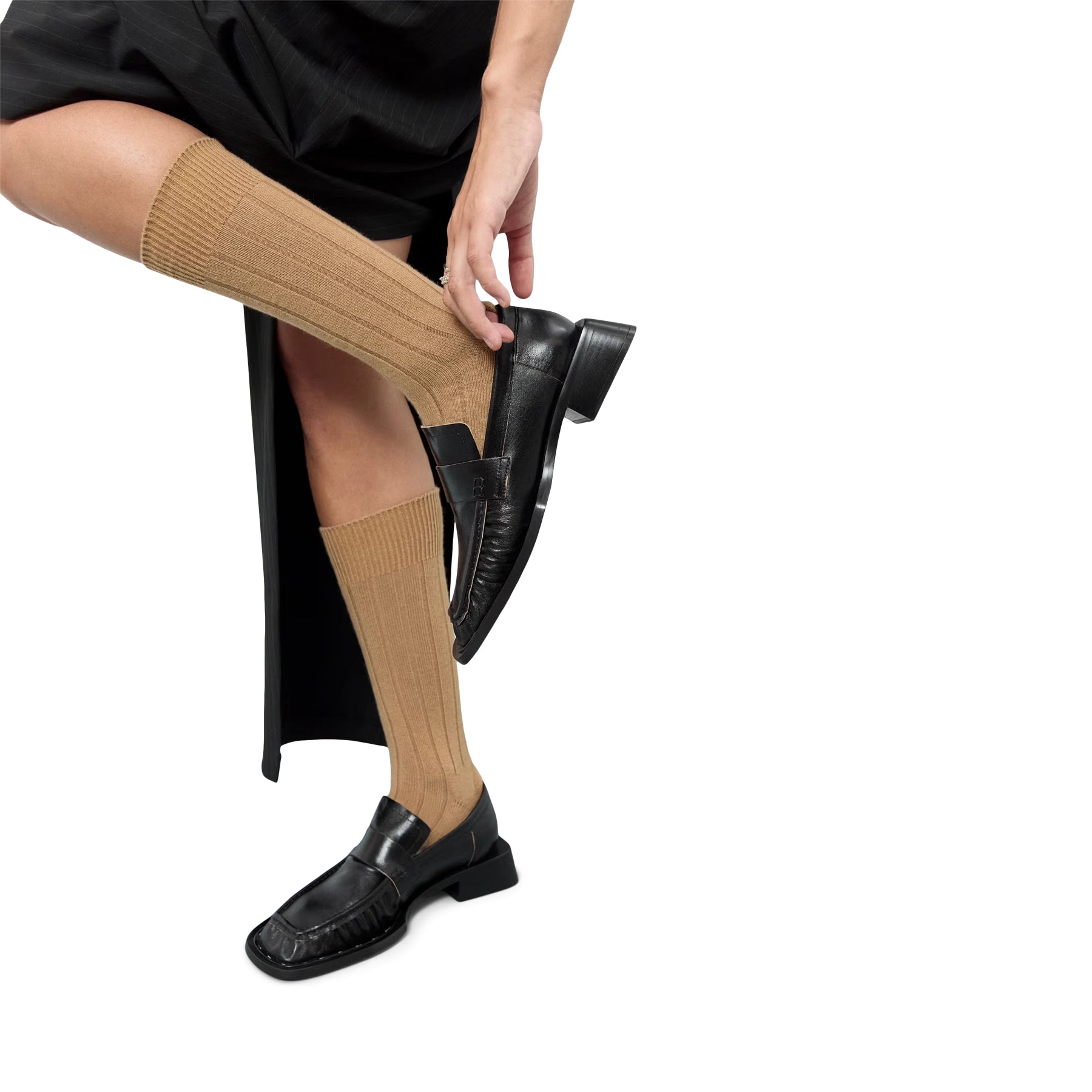 Miista Airi Loafers (Black)