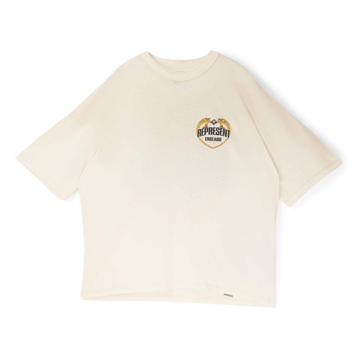REPRESENT Angel Border T-Shirt (Washed Ecru)