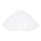 MM6 Maison Margiela Womens Cropped Shirt (White)