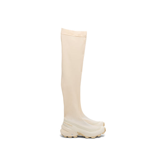 MM6 Maison Margiela x Salomon Crosswader Boots (Vanilla Cream/Almond Milk)