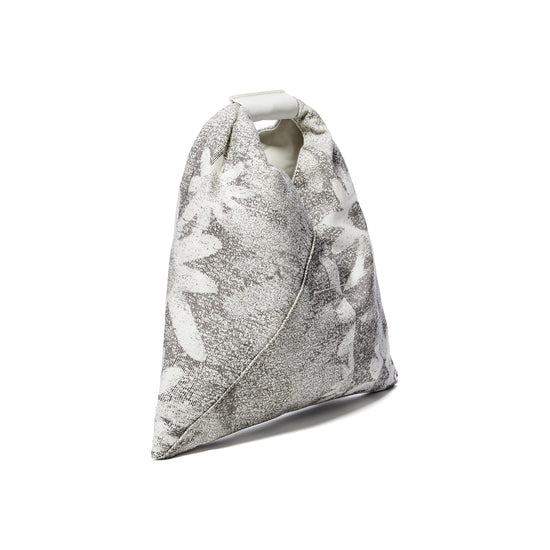 MM6 Maison Margiela Floral Print Mini Handbag (Black/White)